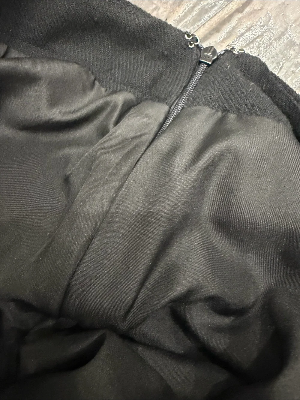 Nine West Black Mini Skirt Size Large Classic A Line Career Workwear Skirt